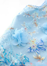Caitlyn Embroidery Mini Dress