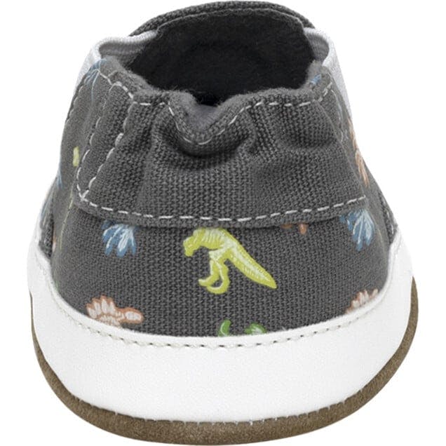 Glowing Dinos Charcoal Soft Sole