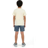 Big Kid Boys Graphic Tee | White Palm Tree