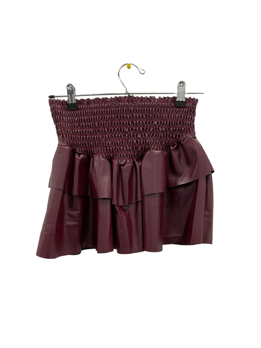 Kids Leather Julia Skirt