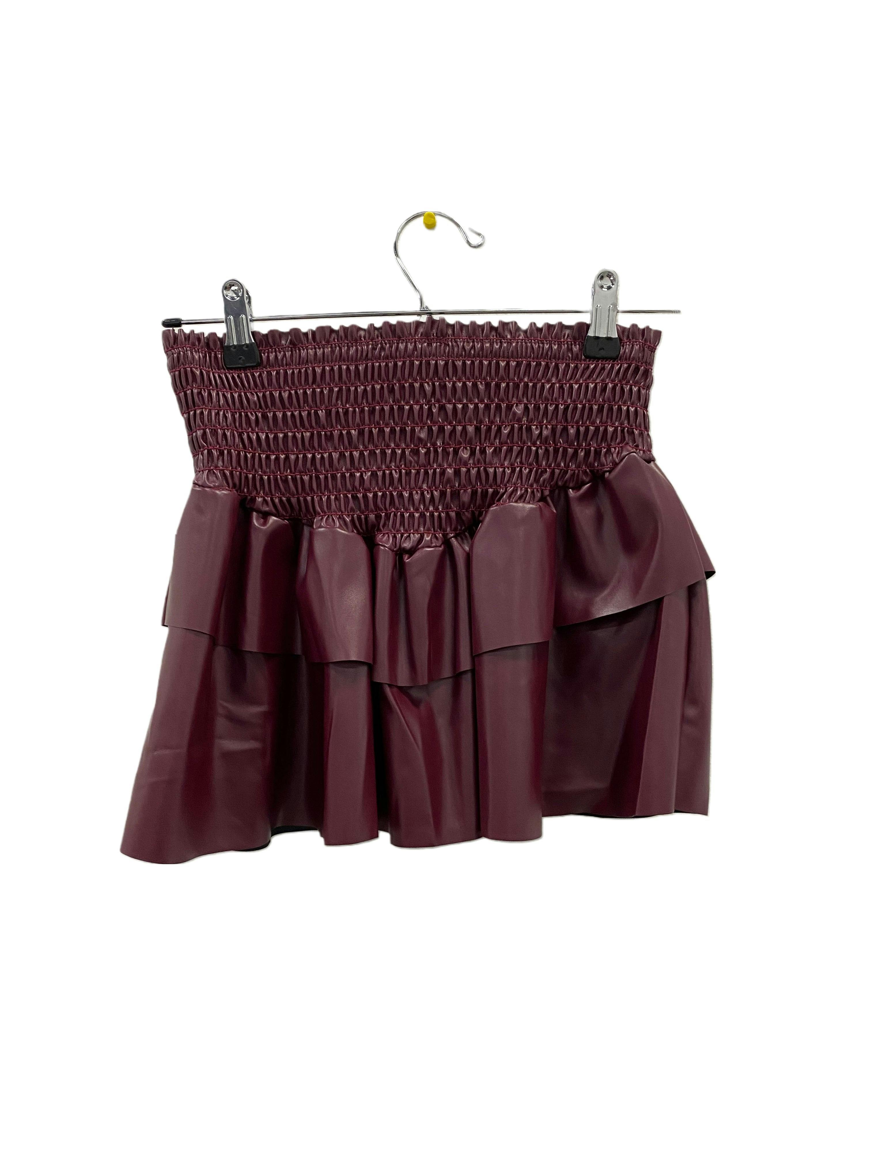 Kids Leather Julia Skirt