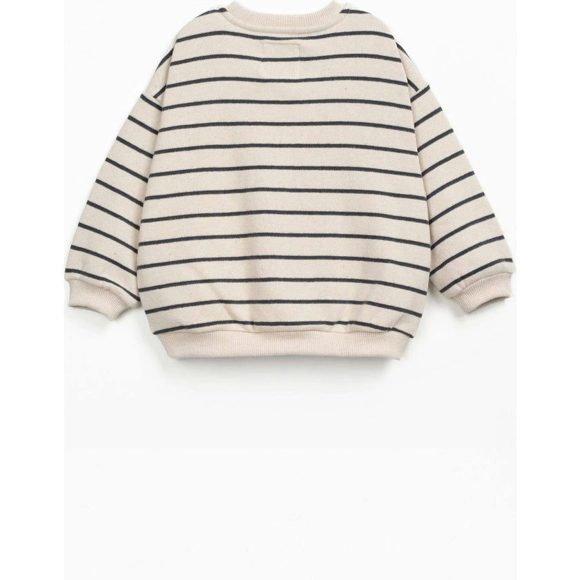 Jersey Striped Sweatshirt