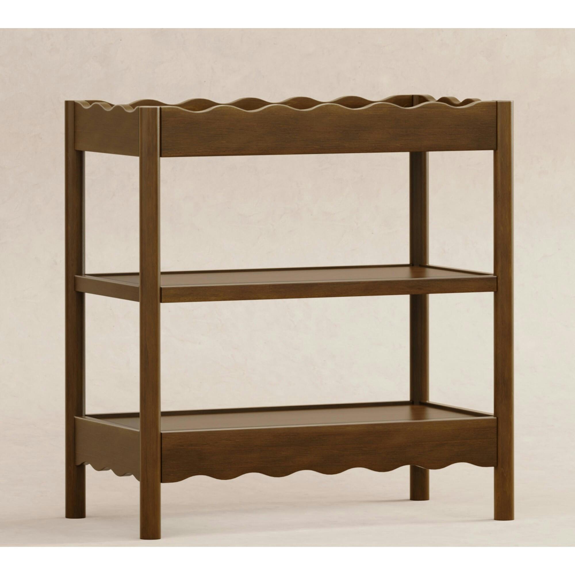 Swell Changing Table in Natural Walnut