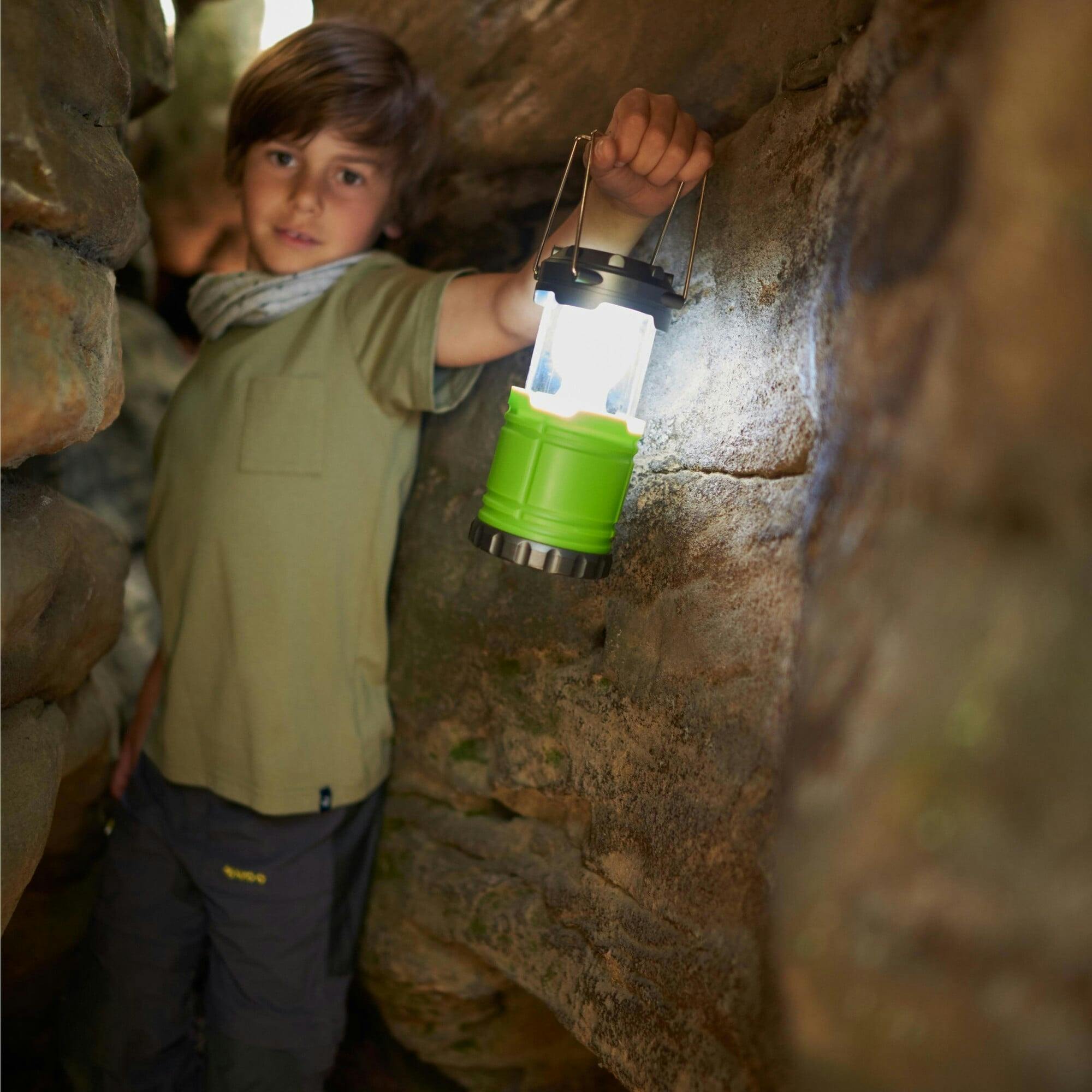 Terra Kids Camping Lantern with Sturdy Handles for Carrying & Hanging and Handy Storage Compartment