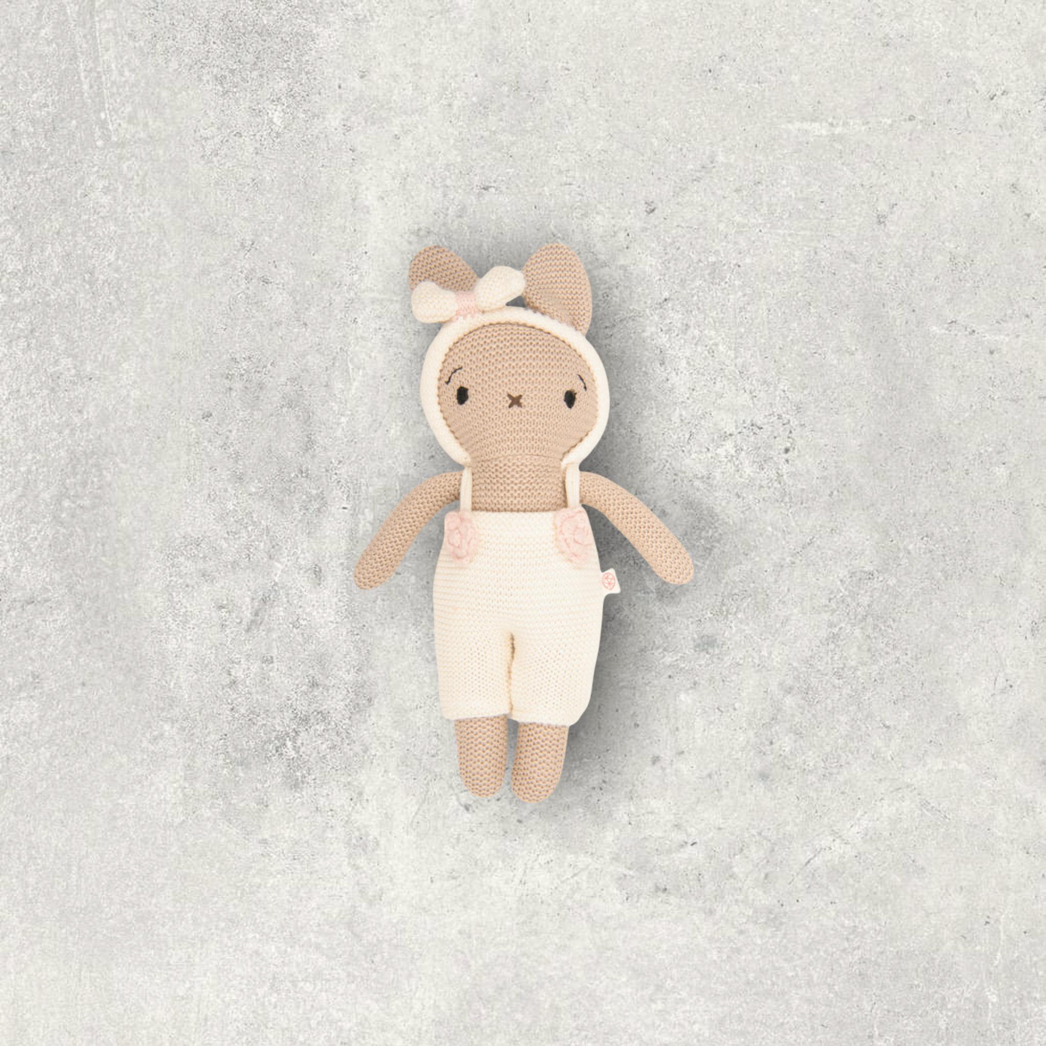 Plush Bunny In Jumpsuit