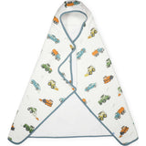 Toddler Hooded Towel - Work Trucks