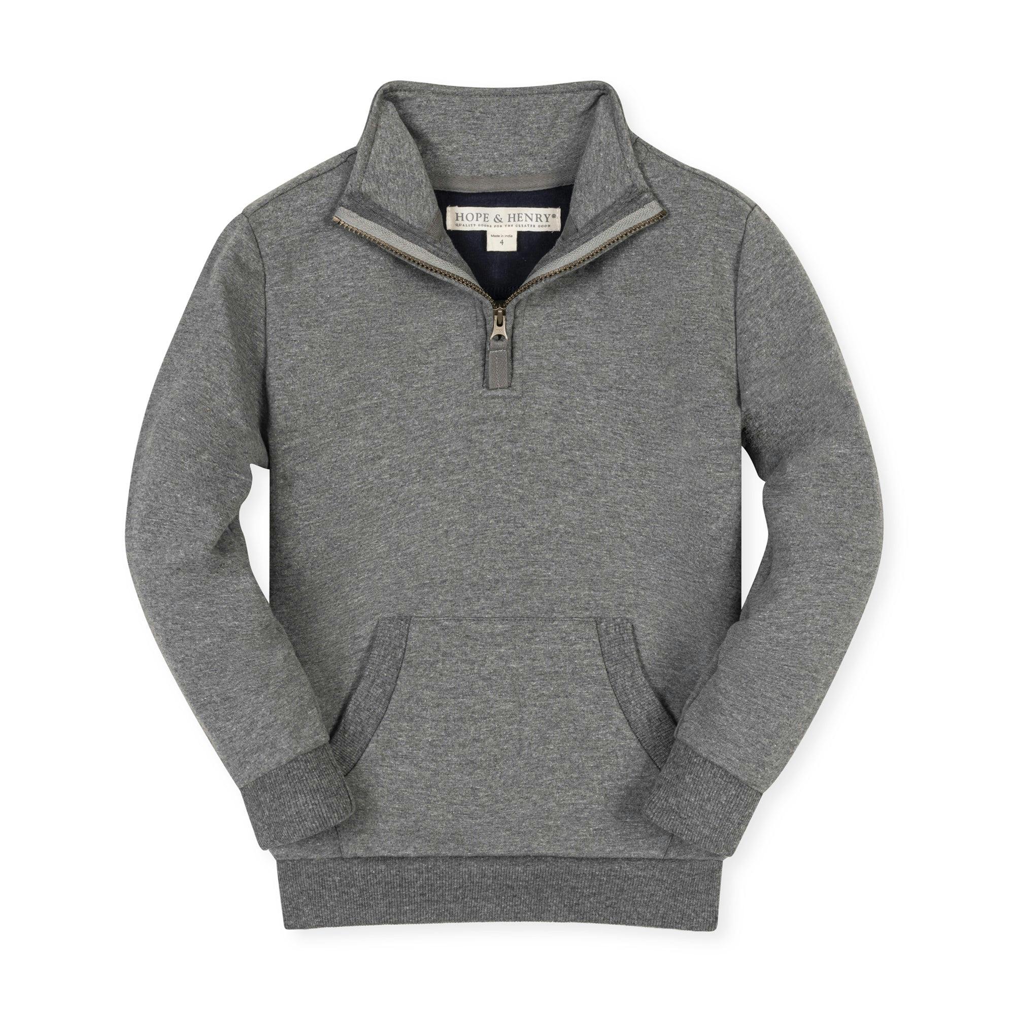 Organic French Terry Half-Zip