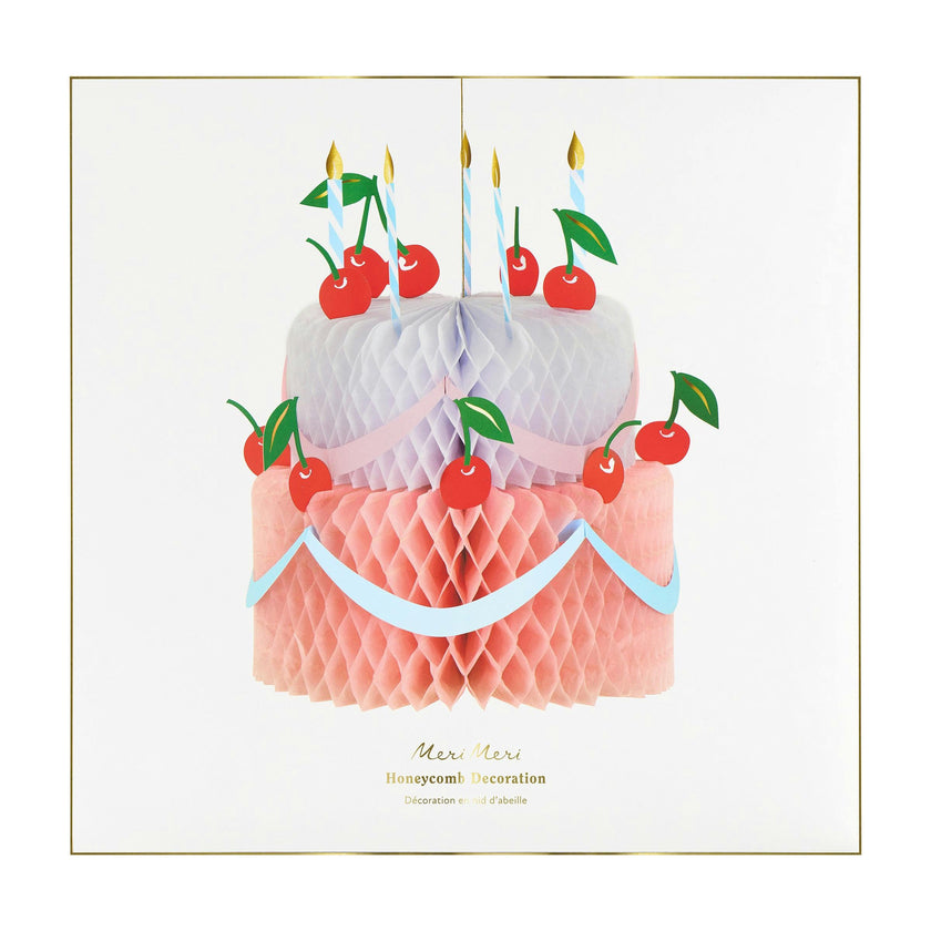 Honeycomb Birthday Cake Decoration