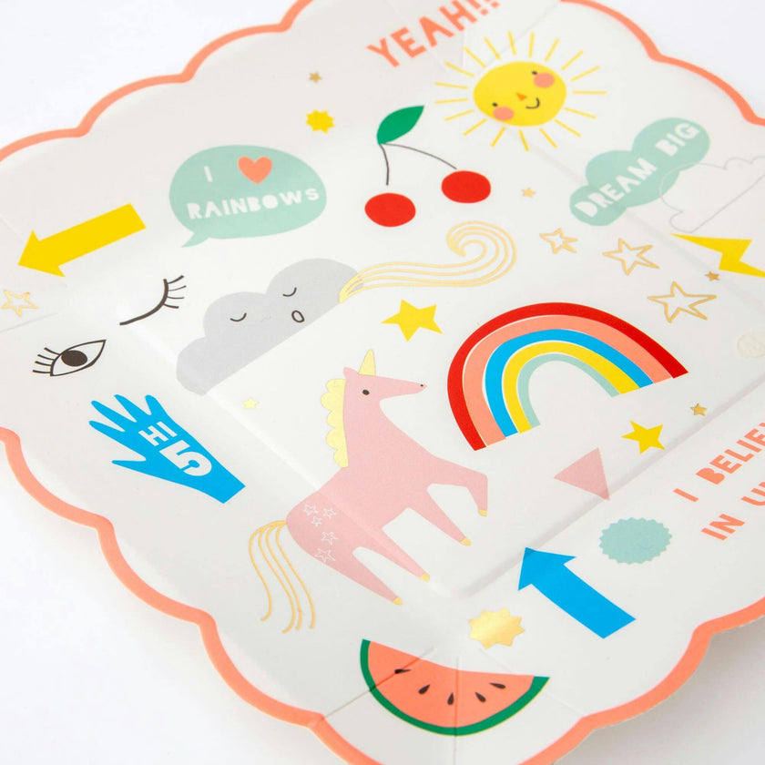 Rainbow & Plates