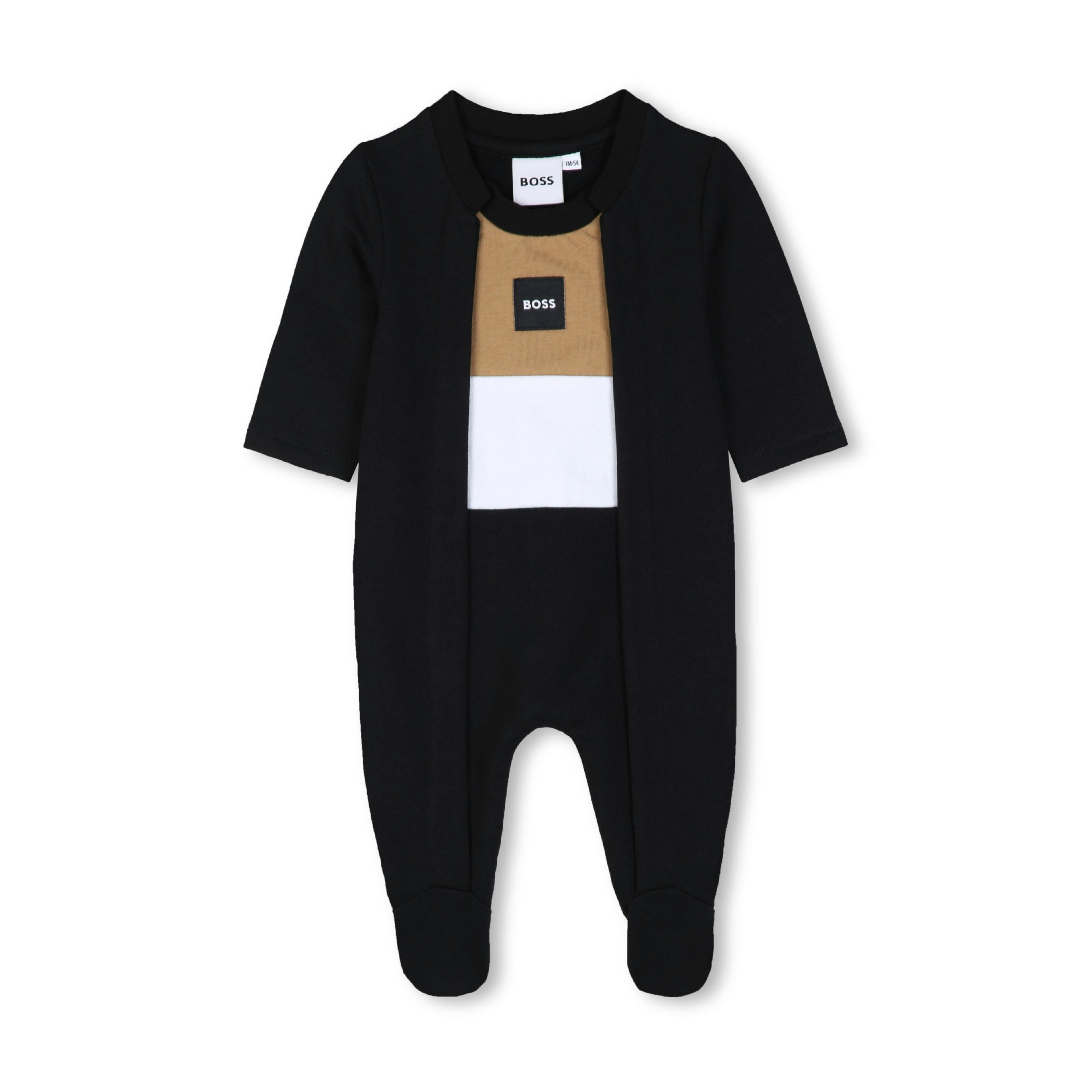 Black Logo Baby Pyjama Set