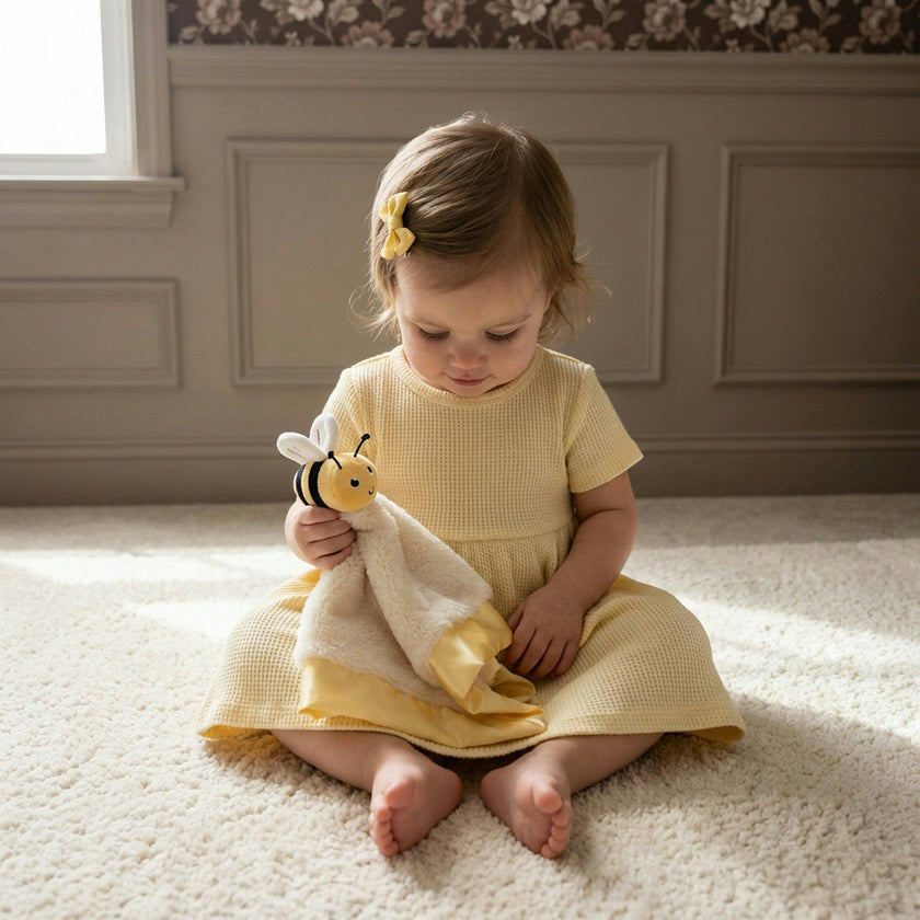 Little Bee Lovey Blanket