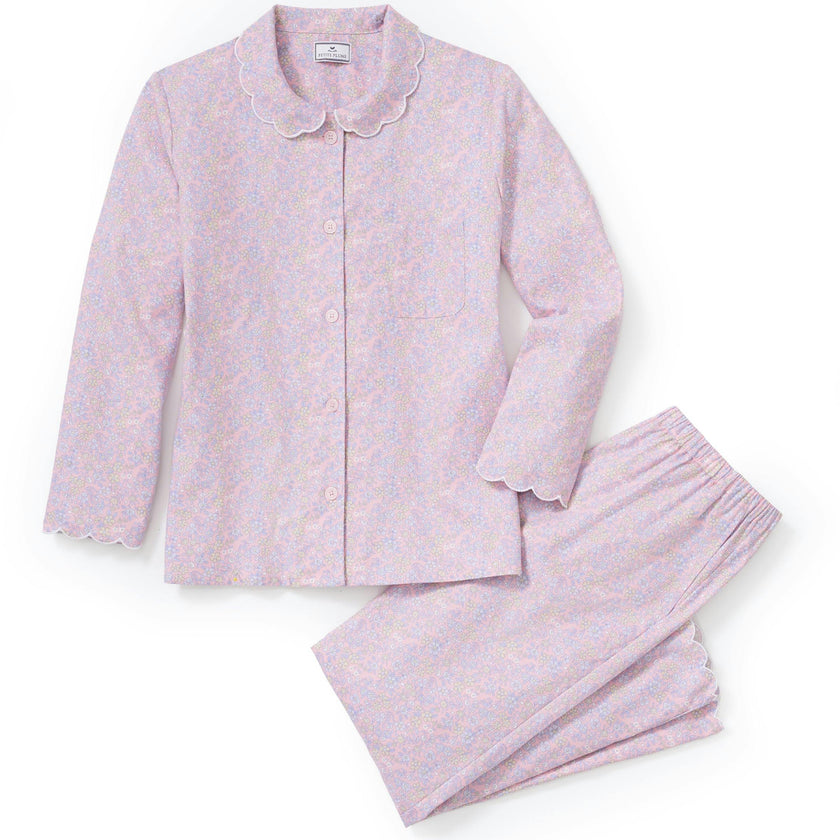 Women's Twill Colette Pajama Set in Fleur Blush