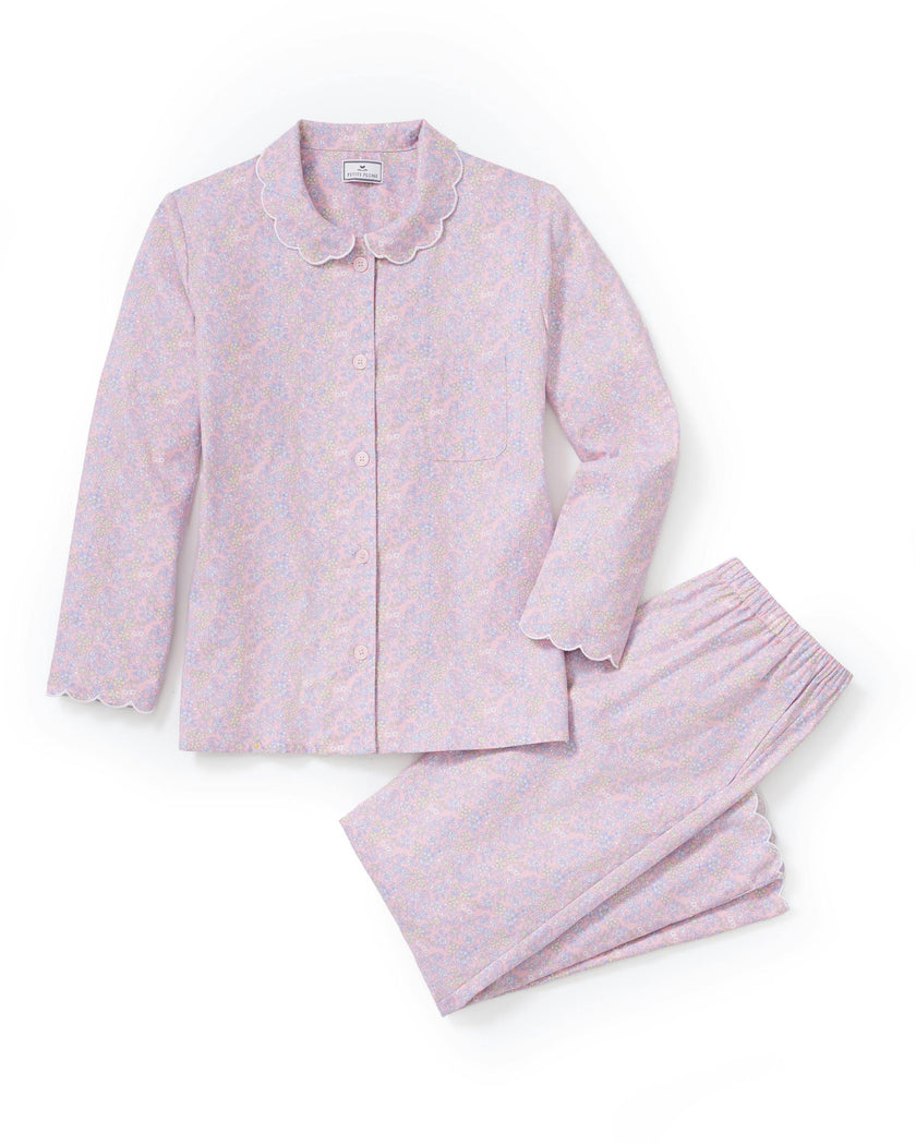 Women's Twill Colette Pajama Set in Fleur Blush