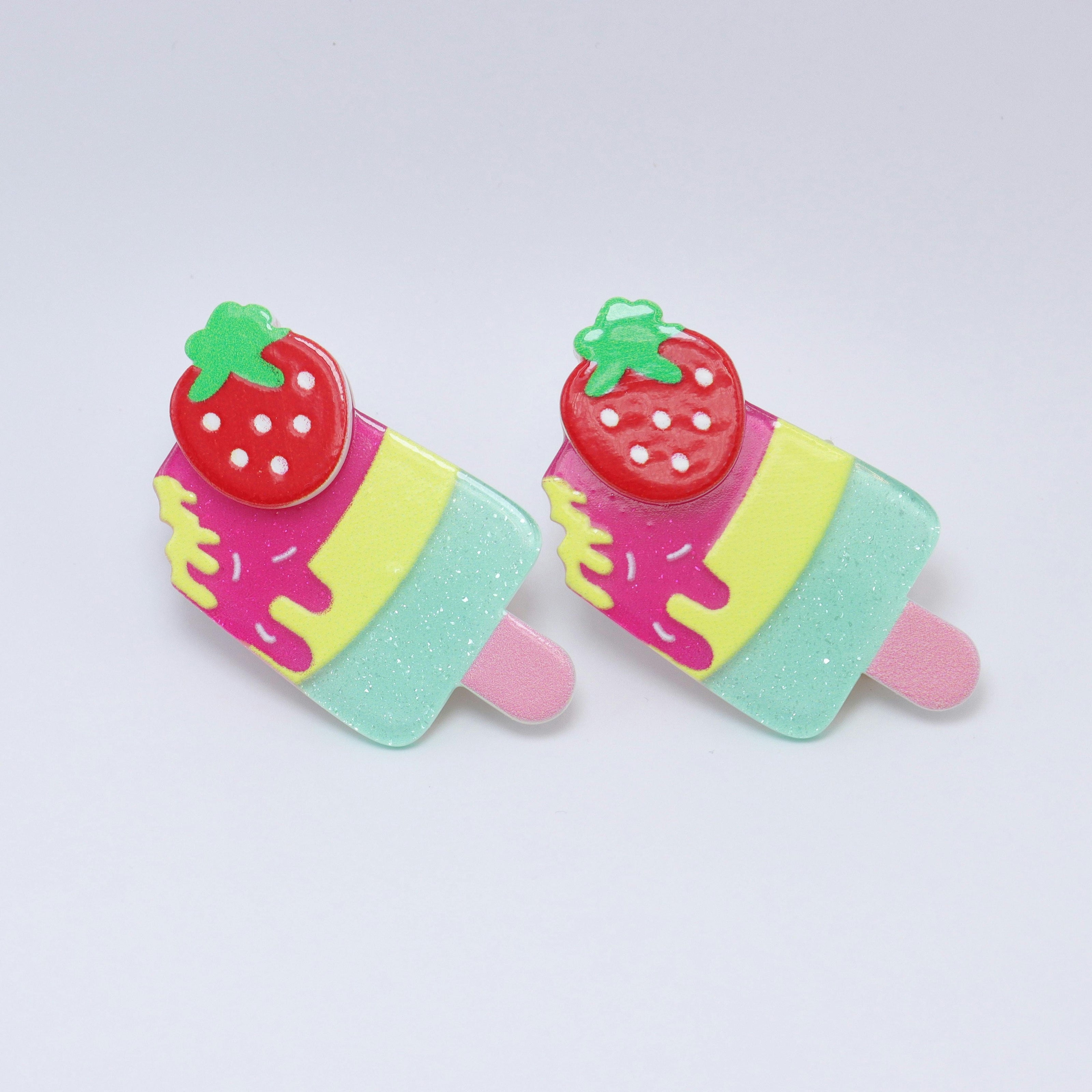 Summer Popsicles Hair Clips (Set of 2)