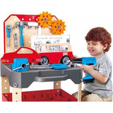 Hape: Junior Inventor: Vehicle Service & Repair Workbench - 71pc