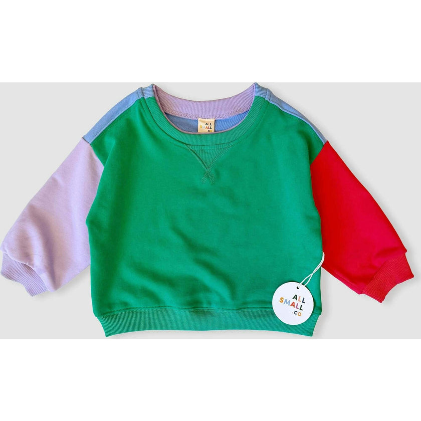 Colorblock Crewneck Sweatshirt