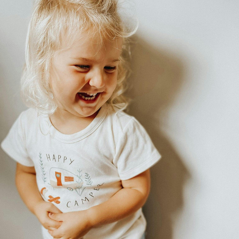 graphic tee | happy camper