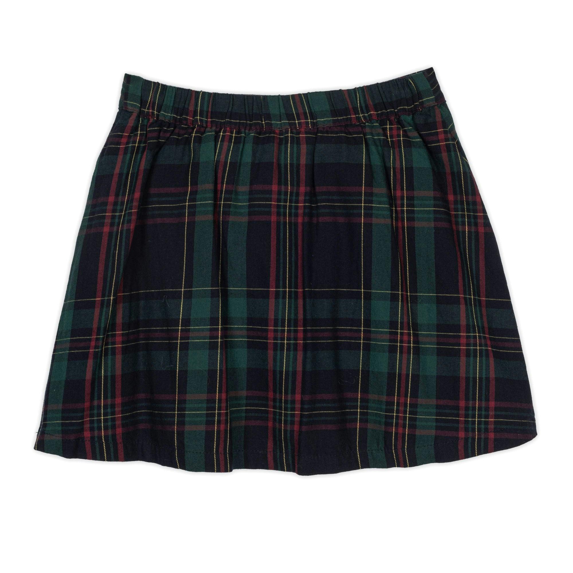 Organic Double Button Skirt