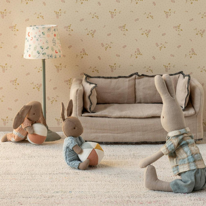 Bunny set, Micro - Brown - Dusty rose