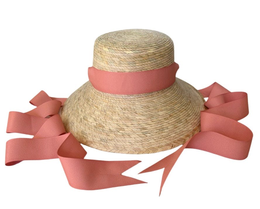 Coral, Ivory & French Blue Long Grosgrain Ribbon Pack