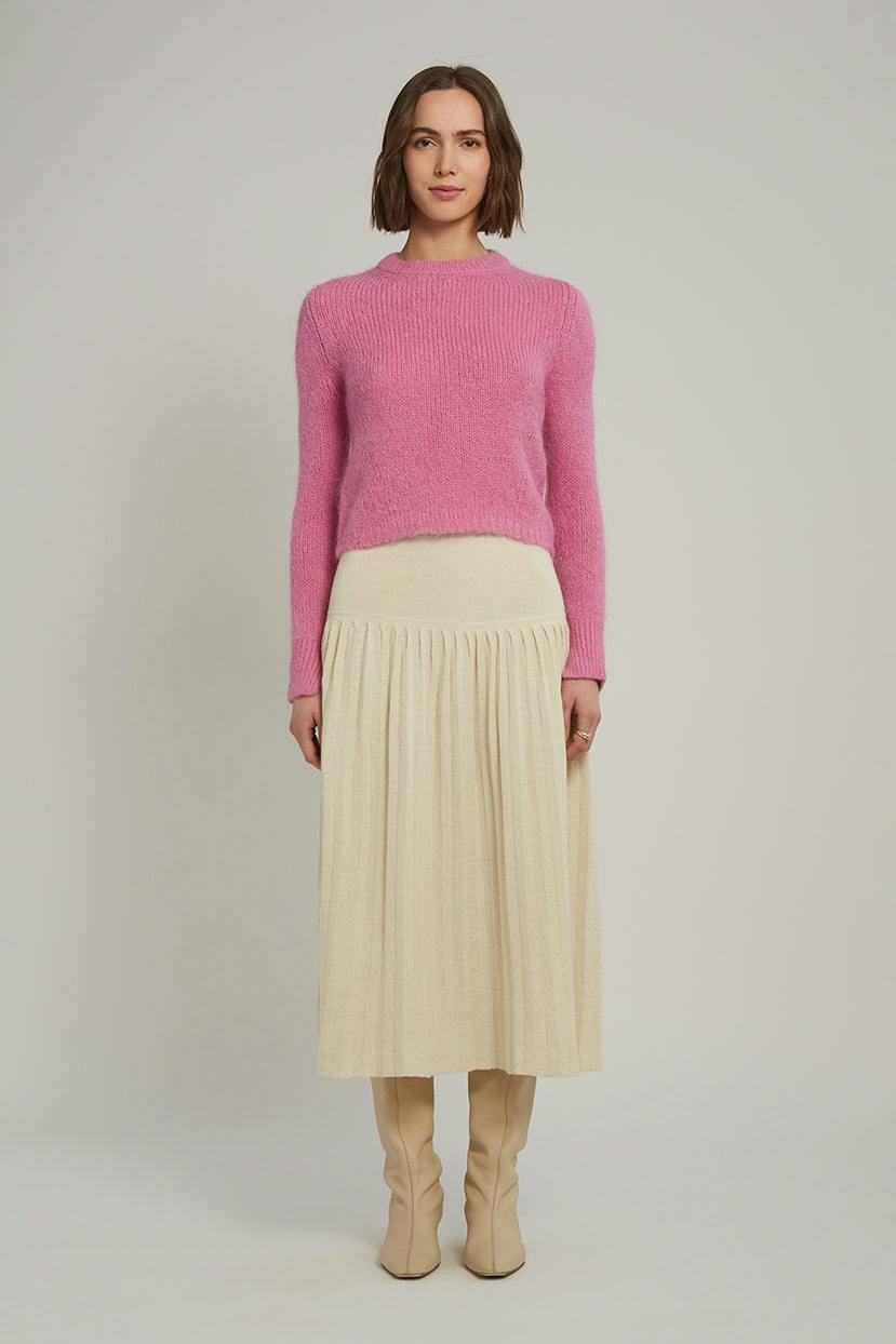 AVA SWEATER | TAFFY PINK