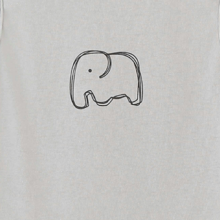 Brown Elephant Short Set