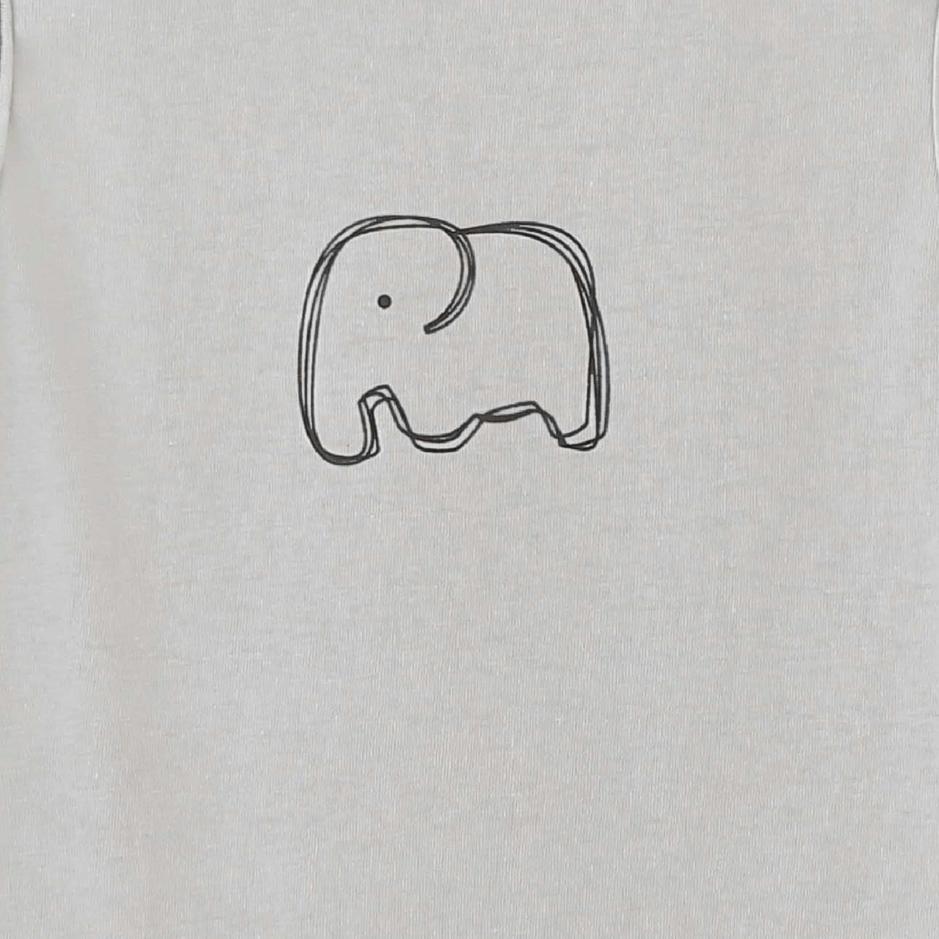 Brown Elephant Short Set