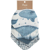 Caspian 3-pc. Baby Bib Set (Whale)