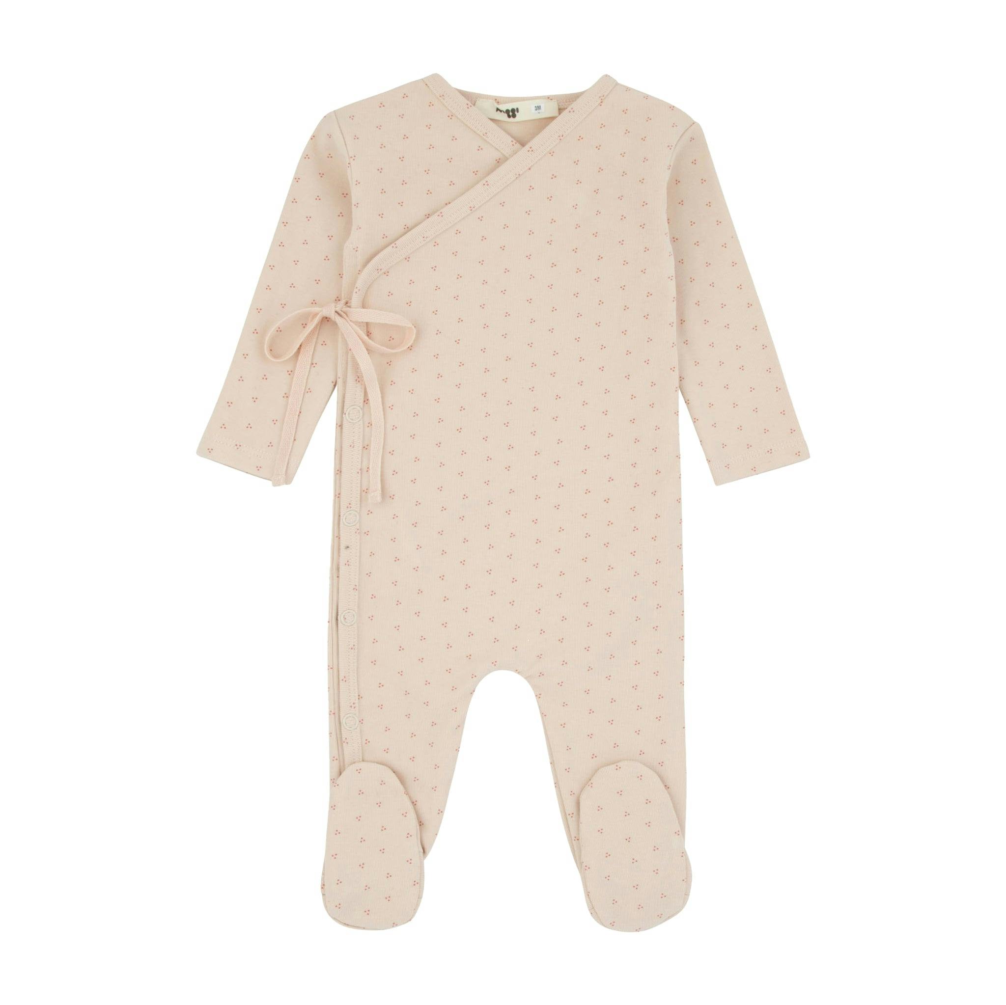 Wrap With Dot Print Footie
