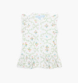The Tiny Frankie Beach Dress - Pastel Trellis