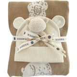 Honey Bear Hat Teether Gift Set