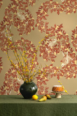 Papier peint Citron'âne coloris Etrusque