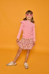 Sadie Tee - Pale Pink Stripe