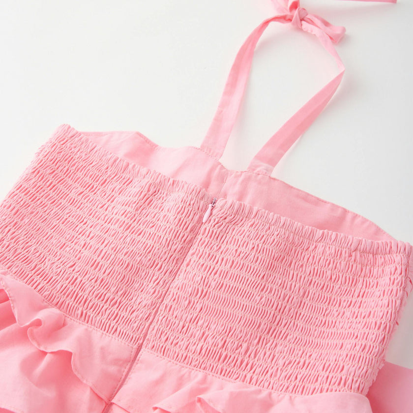 Ellie Cotton Frill Maxi Dress