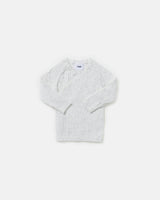 Cotton Wrap Top - Ribbed