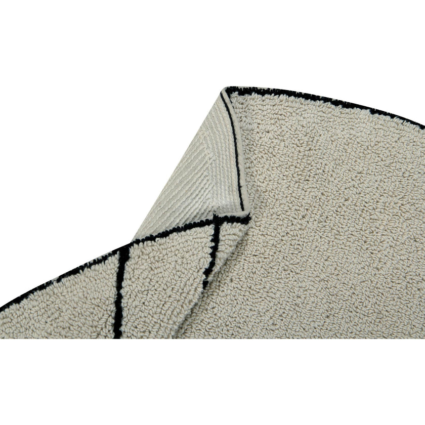 Trace Round Washable Rug