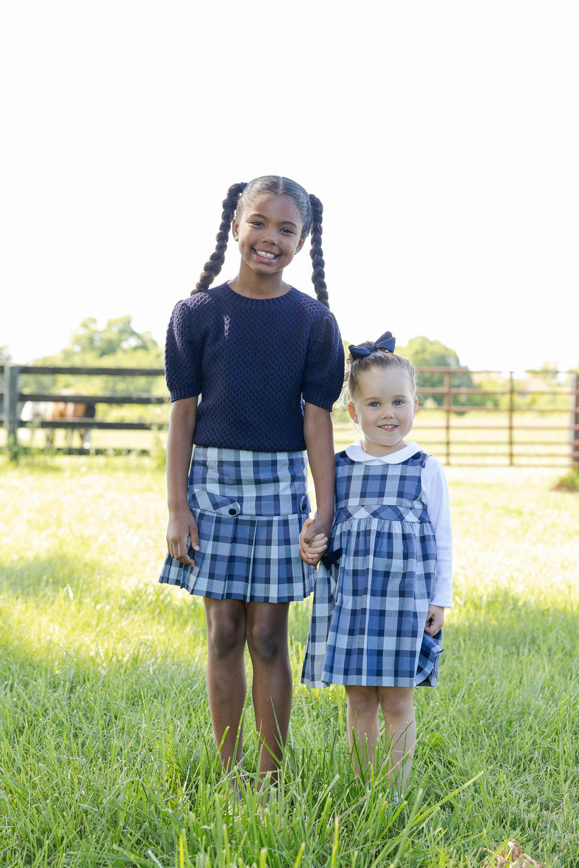 Plaid Pleated Skirt