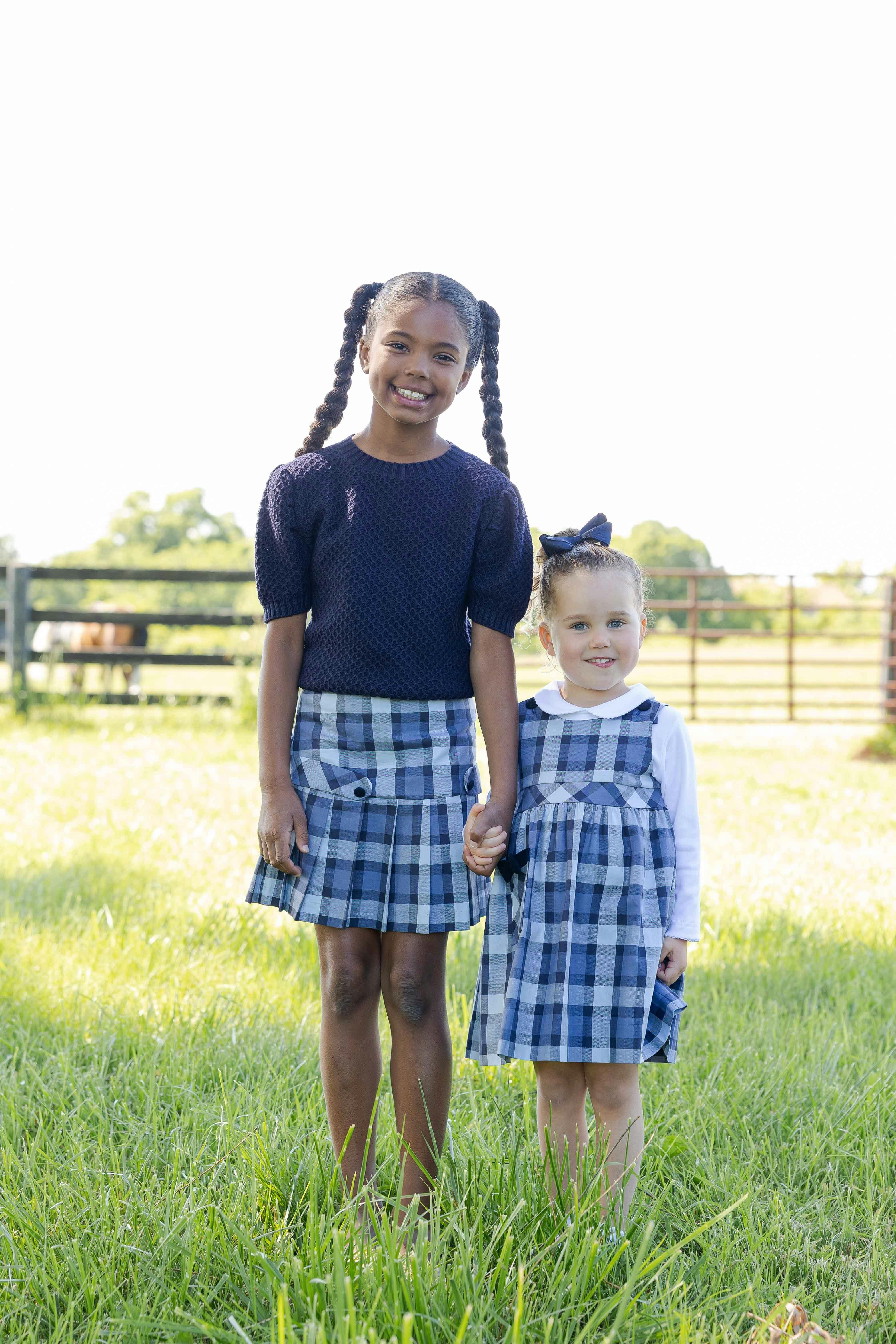 Plaid Pleated Skirt