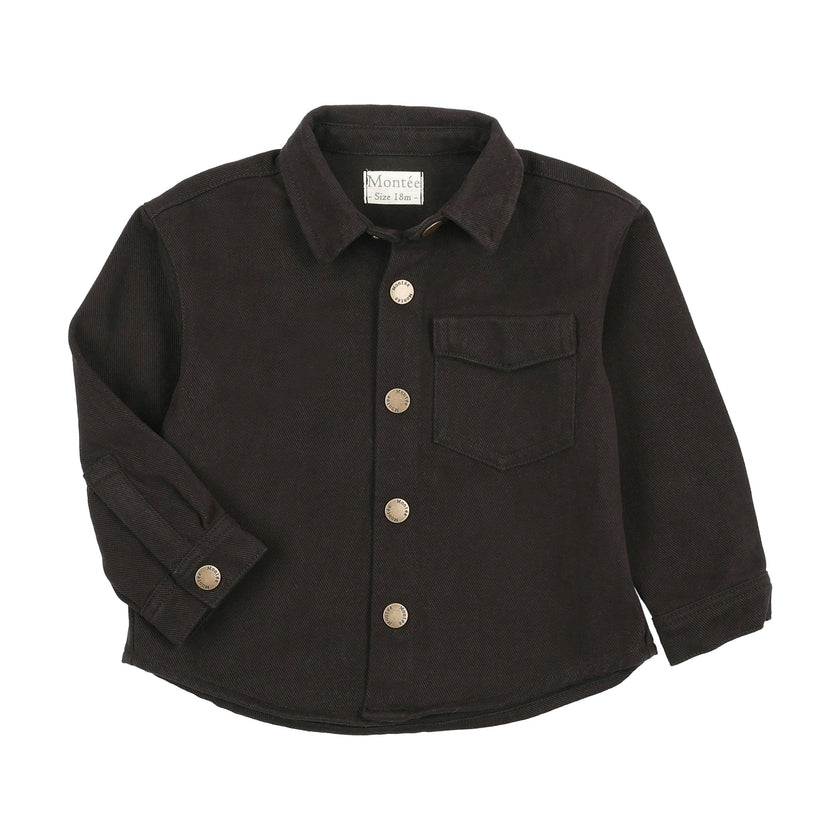 Denim Edit Button Down Shirt