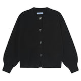 Black Heart Button Cardigan