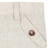 TARTINE ET CHOCOLAT Classic Linen Baby Trousers - Beige
