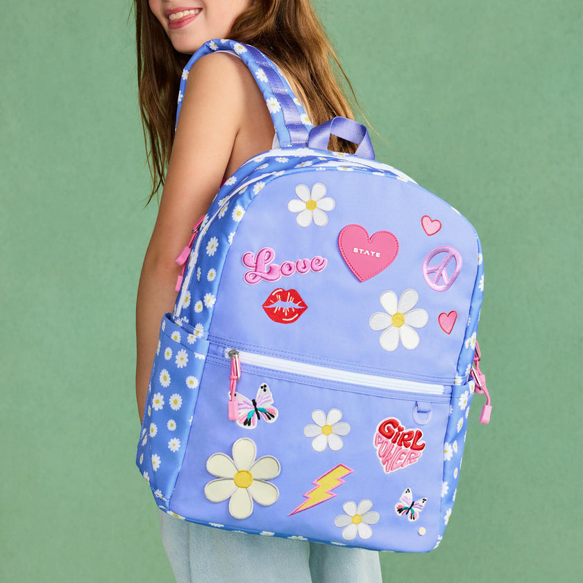 Kane Double Pocket Backpack, Girl Power