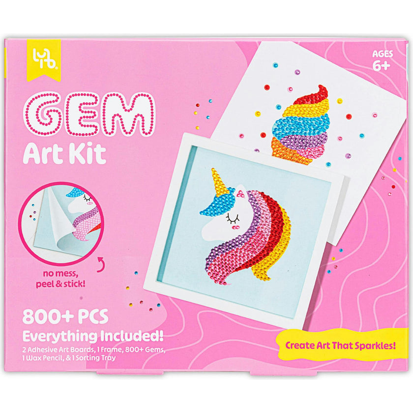 Little Yellow Bicycle: Ice Cream & Gem Art Kit- 800+ pc Set