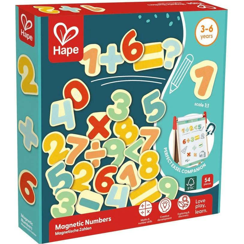 Hape: Magnetic Numbers - 54pcs