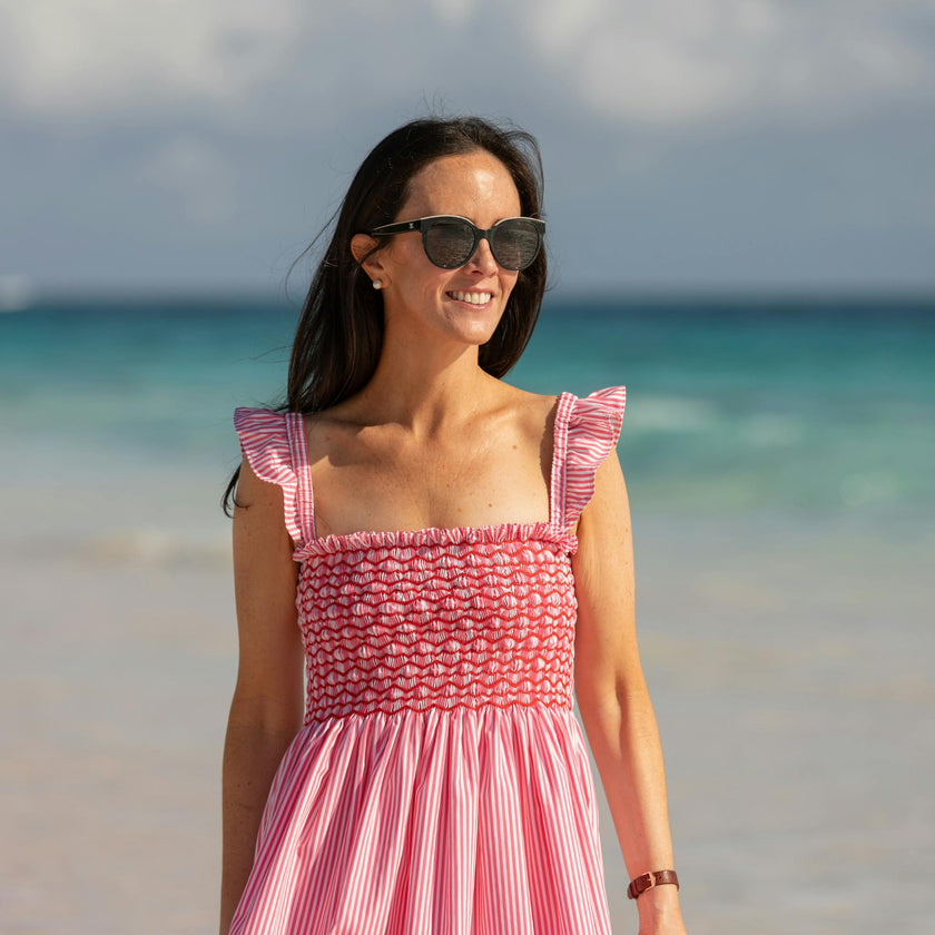 The Kate Dress in Sconset Stripe