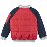 Mixed-Media Light Weight Bomber Jacket