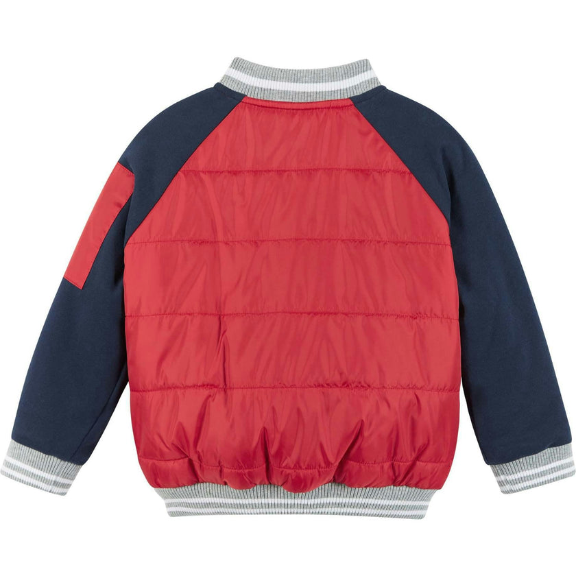 Mixed-Media Light Weight Bomber Jacket