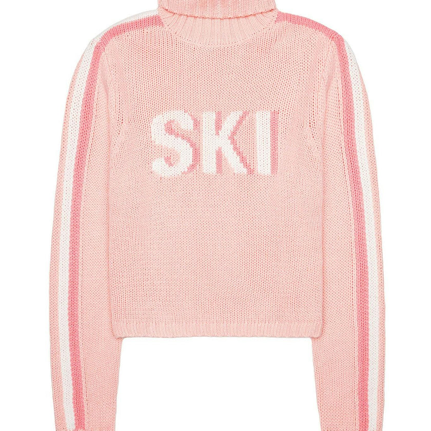 Jade Turtleneck Sweater - Light Pink Ski