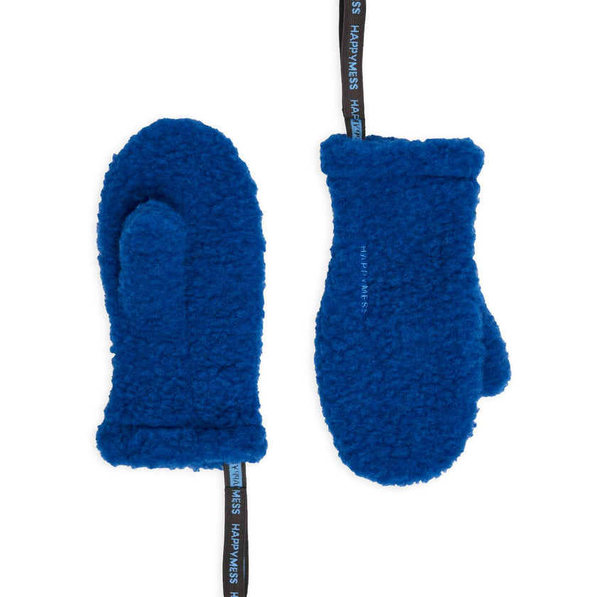 children's merino wool mittens - cobalt 6+