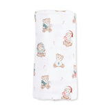 Christmas Teddy Bears Uni - Swaddle Blanket